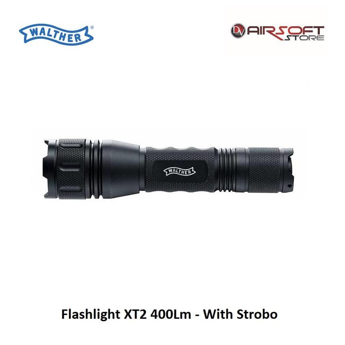 Walther Flashlight XT2 400Lm - With Strobo