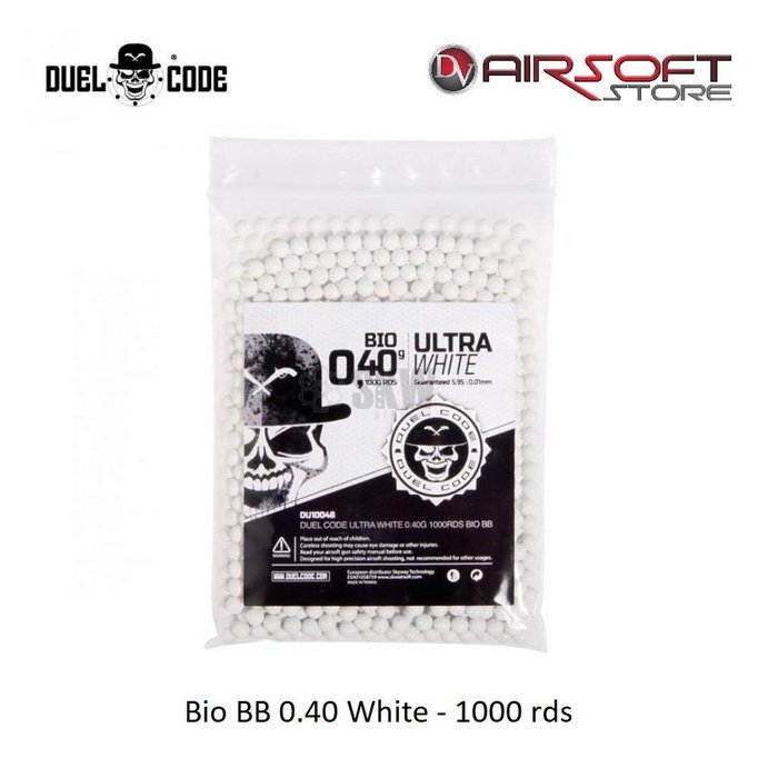 Duel Code Bio BB 0.40 White - 1000 rds