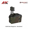 A&K M249 Box Magazine - Woodland
