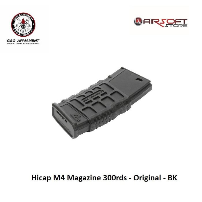 G&G Hicap M4 Magazine 300rds - Original - BK