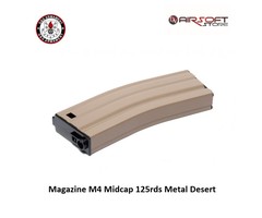 G&G Magazine M4 Midcap 125rds Metal Desert