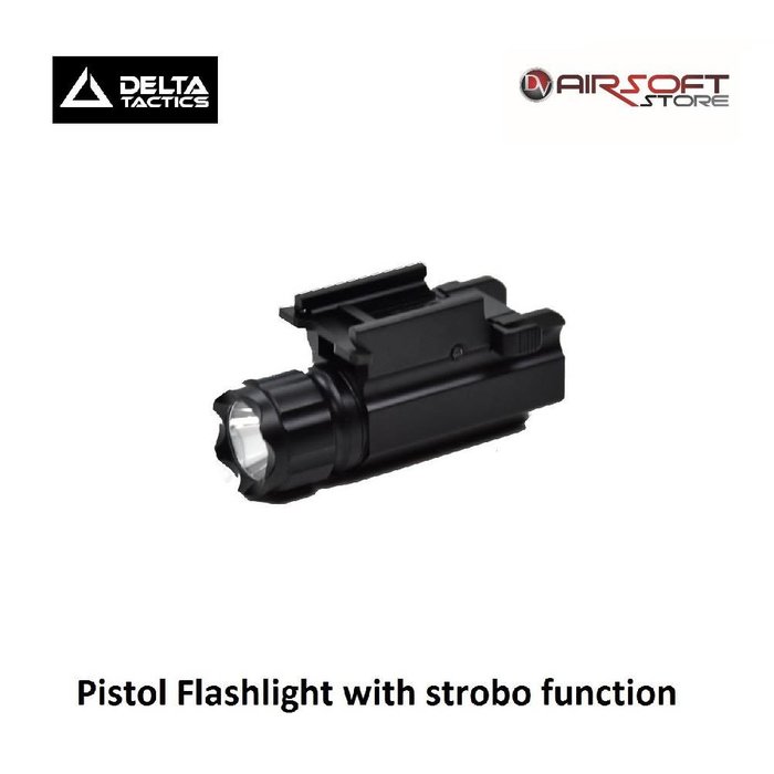 Delta Tactics Pistol Flashlight with strobo function