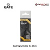 Gate Doppel Signalkabel 2 x 60cm
