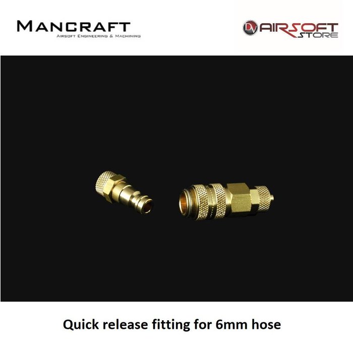 Mancraft Quick release fitting for 6mm hose