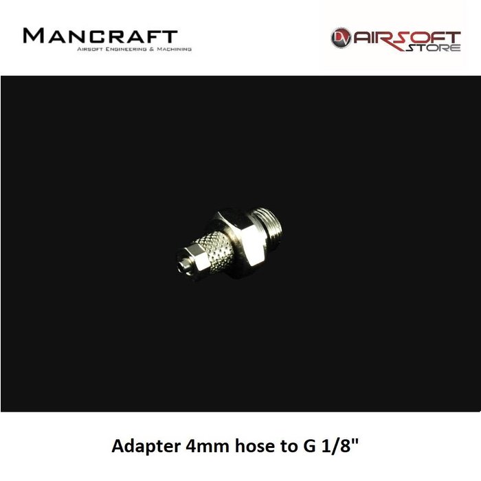 Mancraft Adapter 4mm hose to G 1/8"