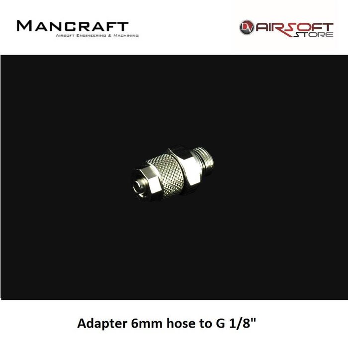 Mancraft Adapter 6mm hose to G 1/8"