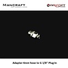 Mancraft Adapter 4mm hose to G 1/8" Plug In