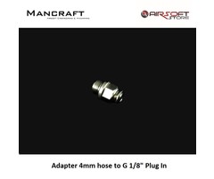 Mancraft Adapter 4mm hose to G 1/8" Plug In