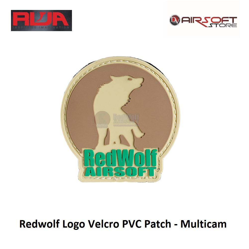 Redwolf Redwolf Logo Velcro PVC Patch - Multicam - Airsoft Store