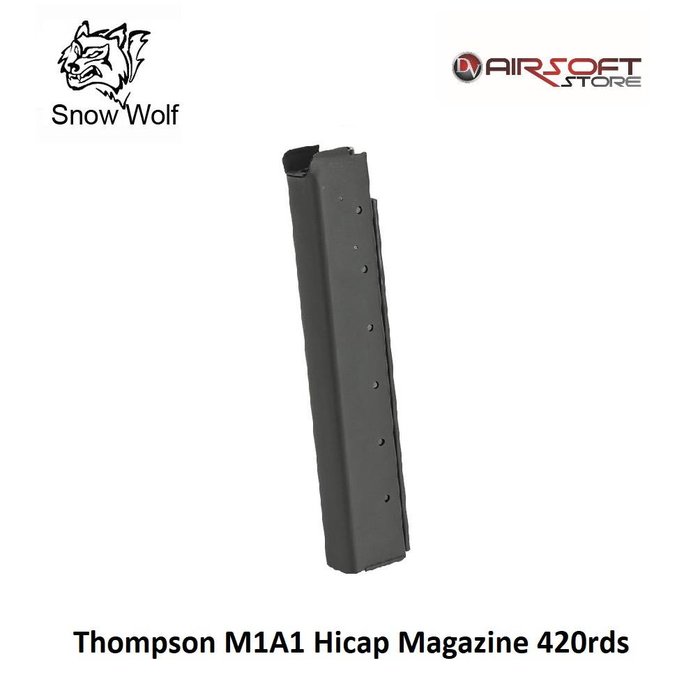 Snow Wolf Thompson M1A1 Hicap Magazine 420rds