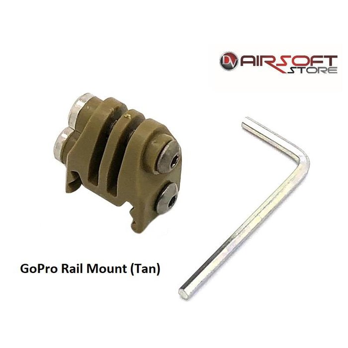 GoPro Rail Mount (Tan)