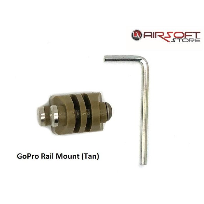 GoPro Rail Mount (Tan)