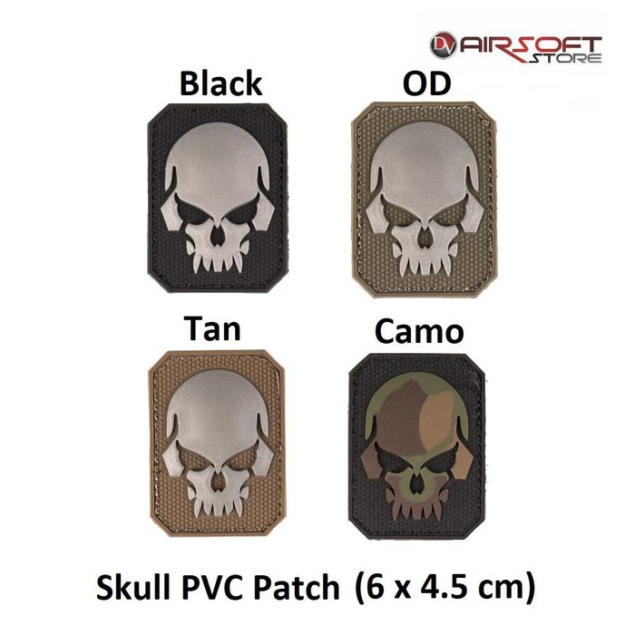 Skull PVC Patch