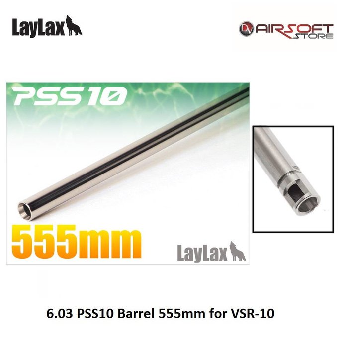 Laylax 6.03 PSS10 Barrel 555mm for VSR-10