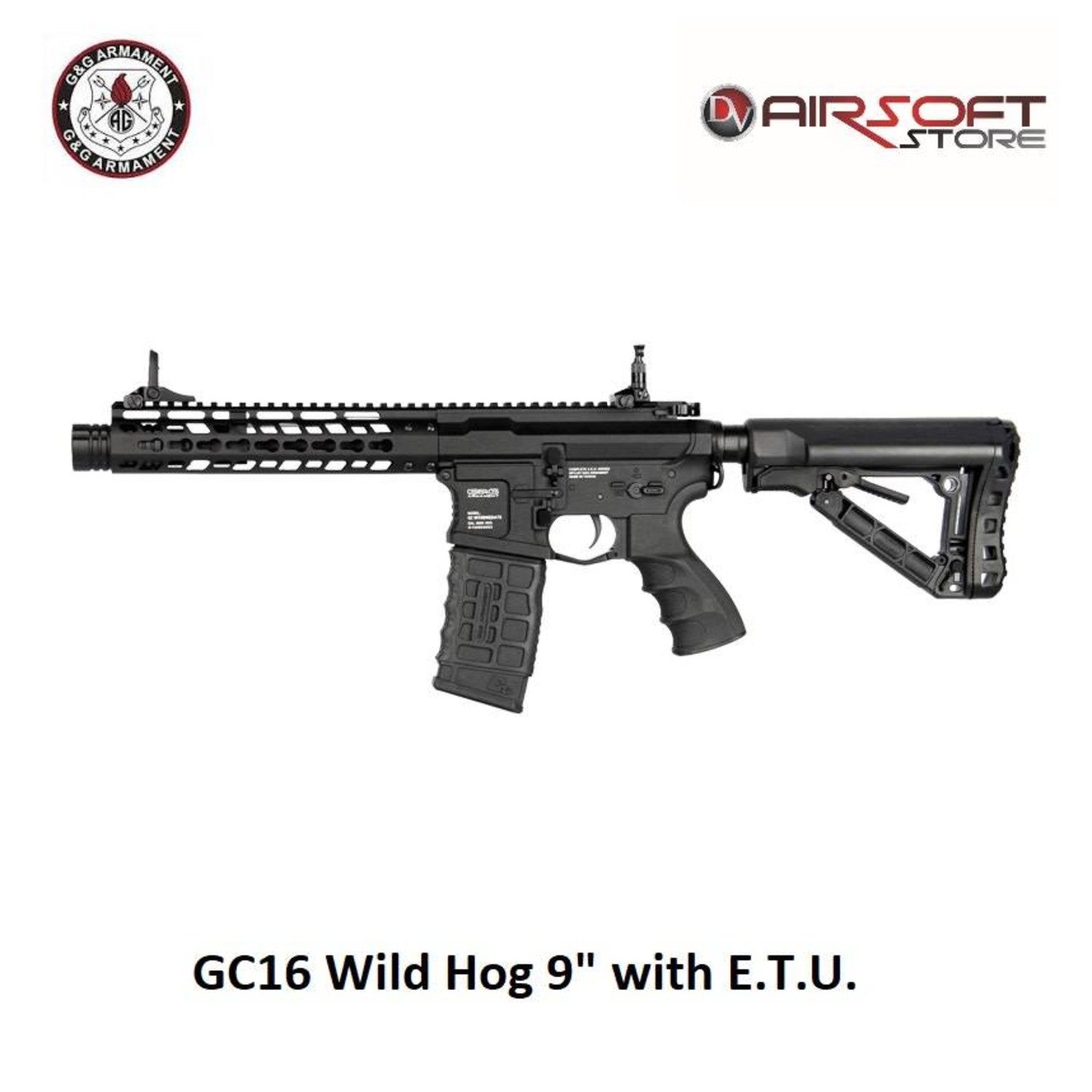 GC16 WILD HOG 9 即使えるセット！！ G&G GC16 Wild Hog 9''