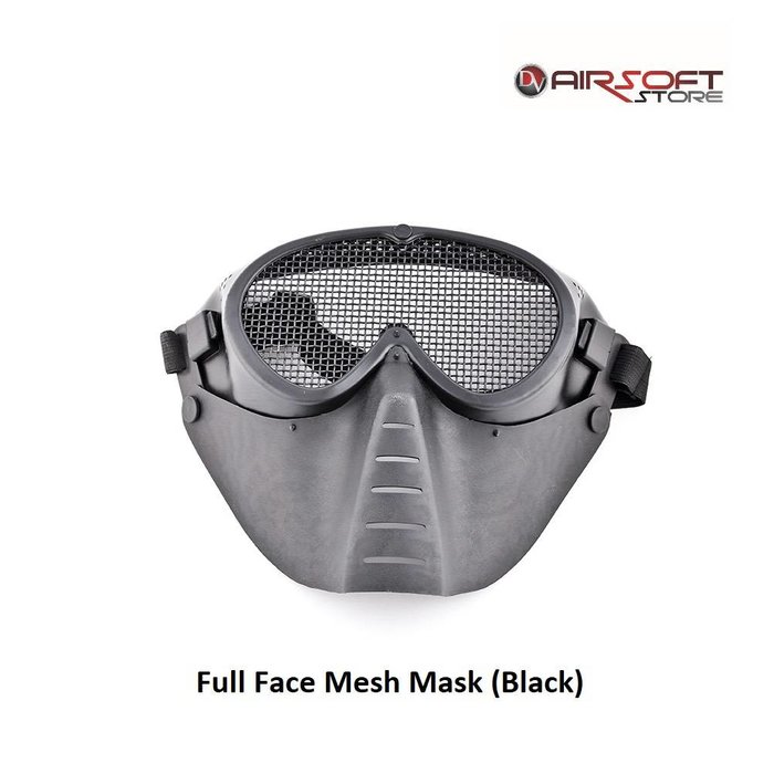 Full Face Mesh Mask (Black)