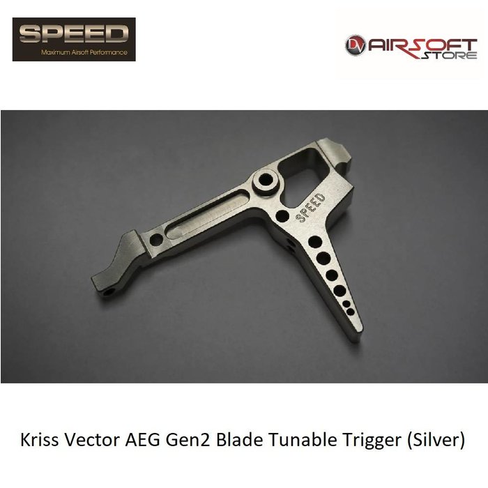 Speed Airsoft Kriss Vector AEG Gen2 Blade Tunable Trigger (Silver)