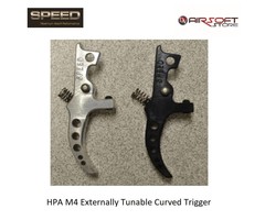 Speed Airsoft HPA M4 Externally Tunable Curved Trigger