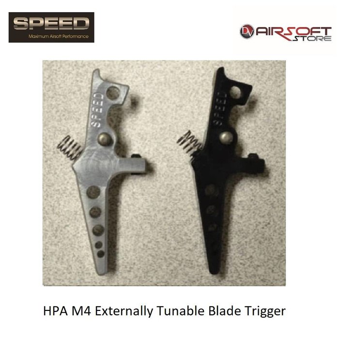 Speed Airsoft HPA / MOSFET M4  Tunable Blade Trigger