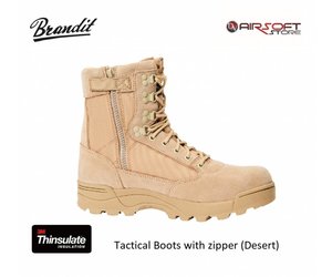 Tactical Boots with zipper (Desert 