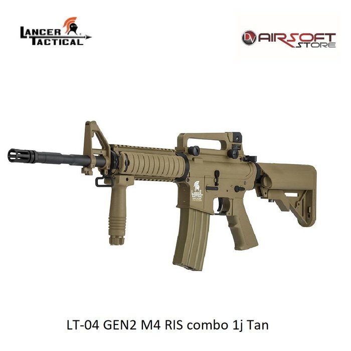Lancer Tactical LT-04 GEN2 M4 RIS combo 1j Tan