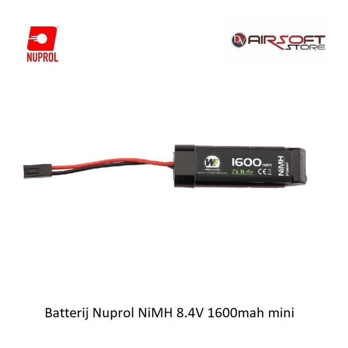 NUPROL Batterij Nuprol NiMH 8.4V 1600mah mini