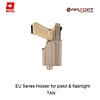 NUPROL Glock Series Holster for pistol with flashlight - TAN