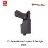 NUPROL Glock Series Holster for pistol with flashlight - BK