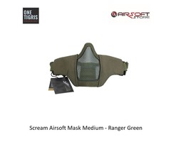 One Tigris Scream Airsoft Mask Medium - Ranger Green