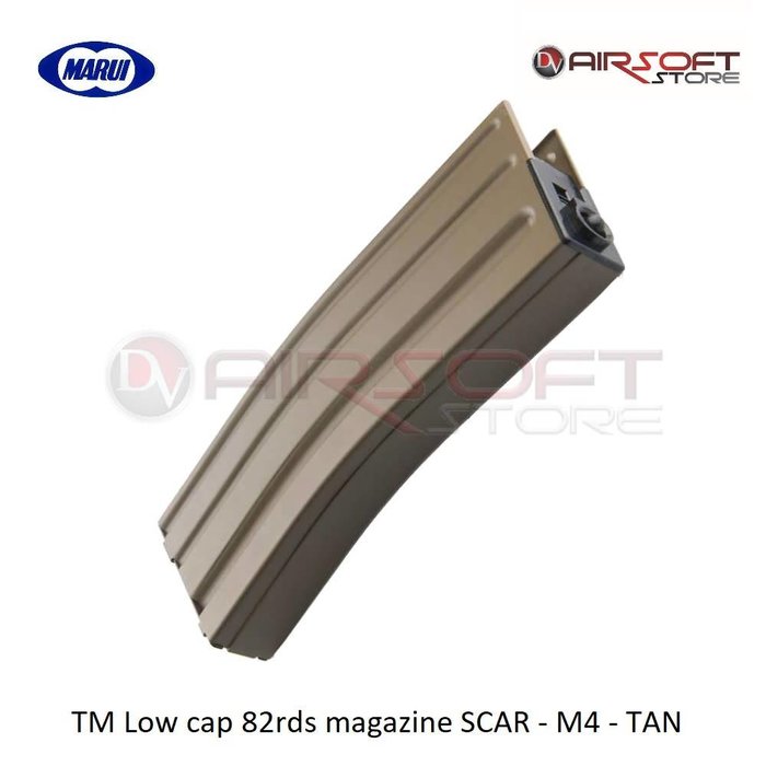 Tokyo Marui TM Low cap 82rds magazine SCAR - M4 - TAN