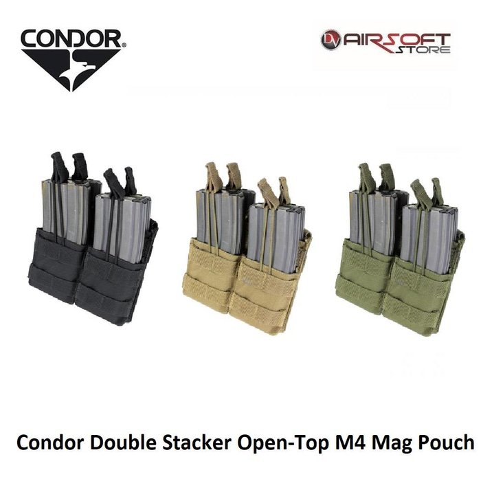 CONDOR Condor Double Stacker Open-Top M4 Mag Pouch