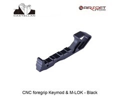 Castellan CNC foregrip Keymod & M-LOK - Black