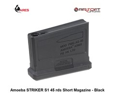Ares Amoeba STRIKER S1 45 rds Short Magazine - Black