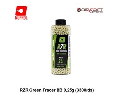 NUPROL 0.25g RZR Green Tracer BB (3300rds)