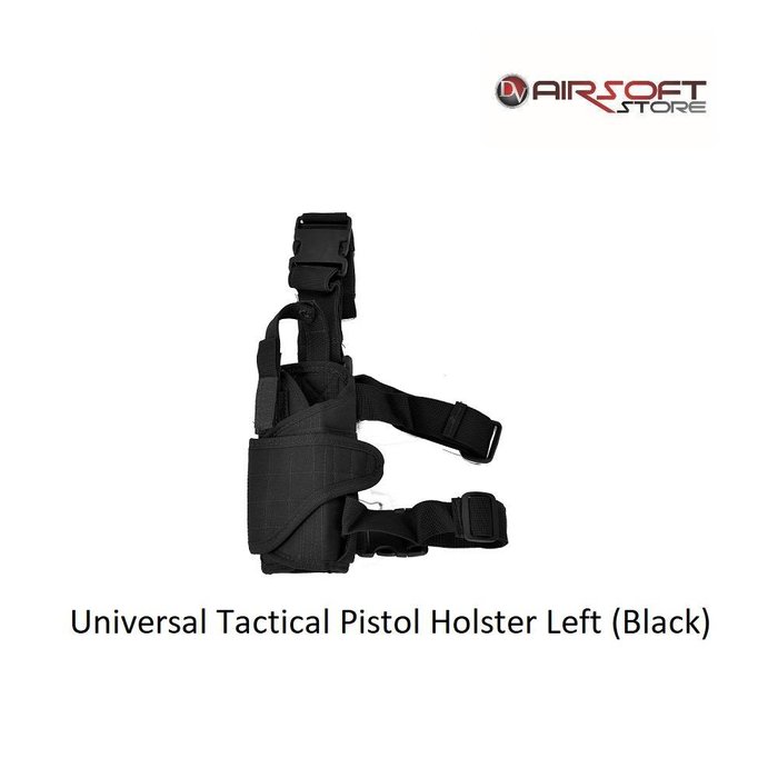 Universal Tactical Pistol Holster Left (Black)