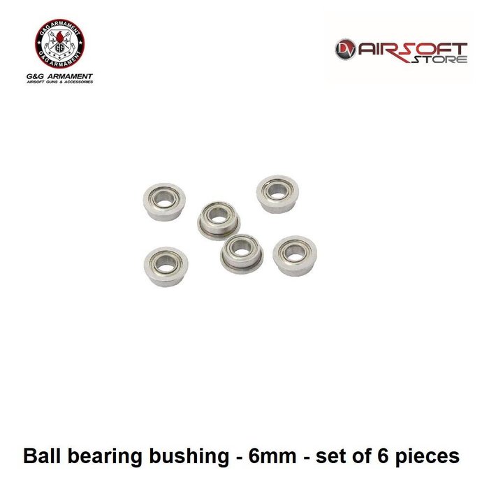 G&G Ball bearing bushing - 6mm - set of 6 pieces