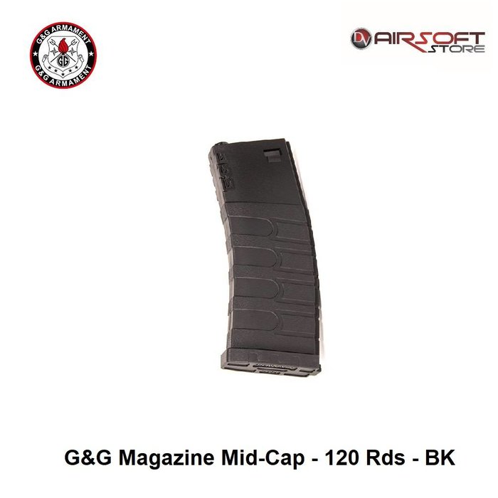 G&G G&G Magazine Mid-Cap - 120 Rds - BK