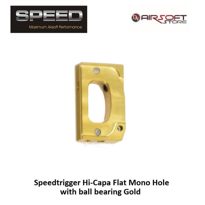 Speed Airsoft TM Hi-Capa ball bearing trigger Mono Hole (flat)