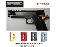 Speed Airsoft TM Hi-Capa ball bearing trigger 2 Hole (Flat)