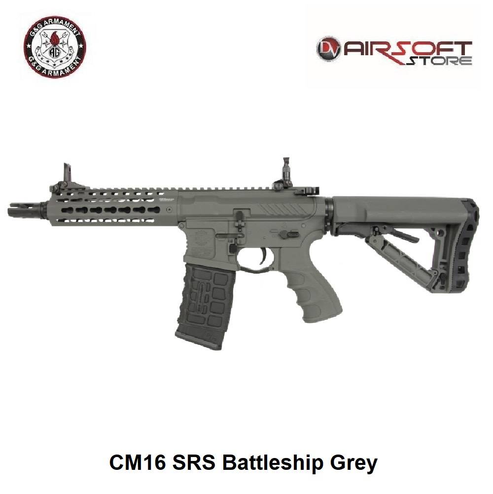 G&G CM16 SRS Mosfet (Battleship Grey)