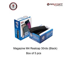 G&G Magazine M4 Realcap 30rds (Black) - box of 5