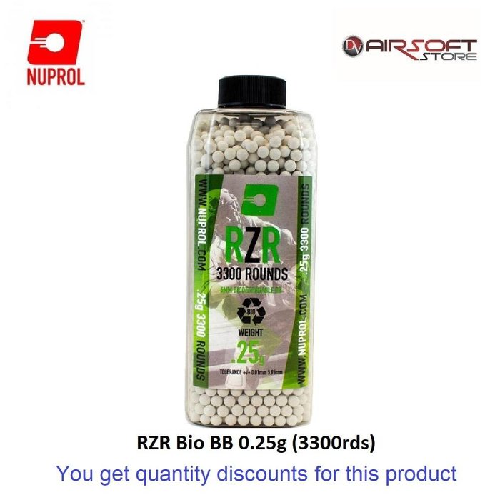 NUPROL RZR Bio BB 0.25g (3300rds)