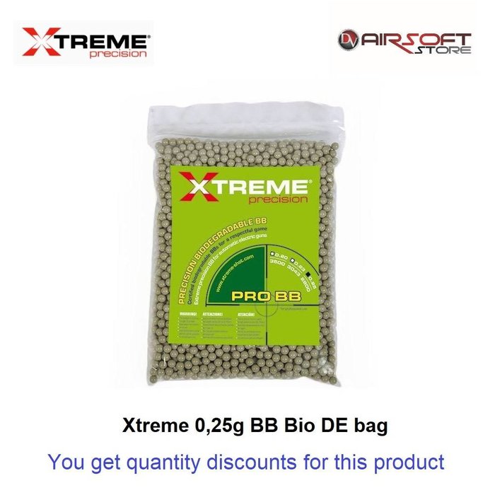 Xtreme Precision Xtreme 0,25g BB Bio DE 1 bag x 700gr