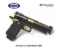 Tokyo Marui Hi-Capa 5.1 Gold Match GBB