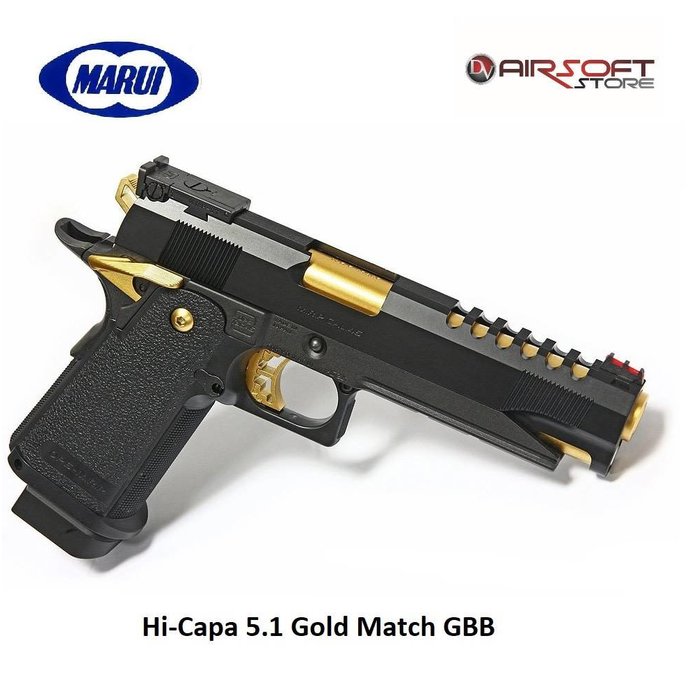 Tokyo Marui Hi-Capa 5.1 Gold Match GBB