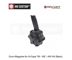 Armorer Works Drum Magazine for Hi-Capa TM - WE - AW HX (Black)