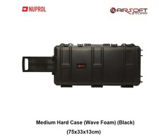 NUPROL Medium Hard Case (Wave Foam) (Black)