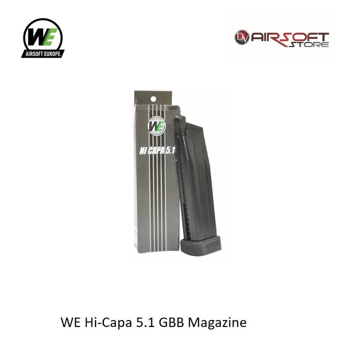 WE (Wei Tech) Hi-Capa 5.1 Gas Magazine 31rds