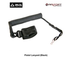 Delta Tactics Pistol Lanyard (Black)