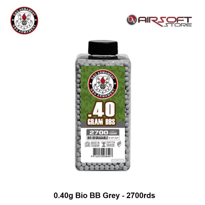 G&G 0.40g Bio BB Grey - 2700rds